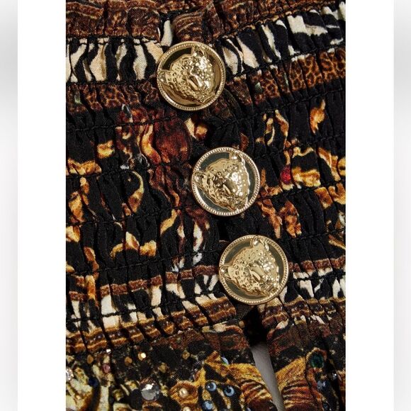 New Camilla Off Shoulder Mini Dress in Easy Tiger | REVOLVE XS - Picture 3 of 14